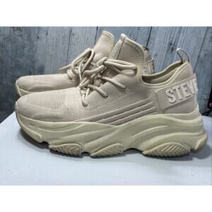 Steve Madden Women's Protege-E Sneakers / Beige / Sz 8.5M